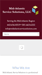 Mobile Screenshot of midatlanticservicesolutions.com